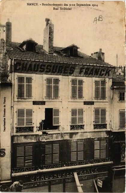 CPA NANCY Bombardment of 9-10 September 1914 Rue St-DIZIER (680498)
