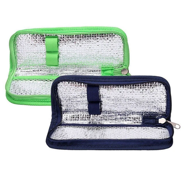 Borsa Pranzo Termica Congelabile MIER, Piccola 23x11.5x13 Cm, Isolata, Senza BPA, Con Manico E Tasca, Per Snack, Scuola, Lavoro, Viaggi, Rosa/grigia