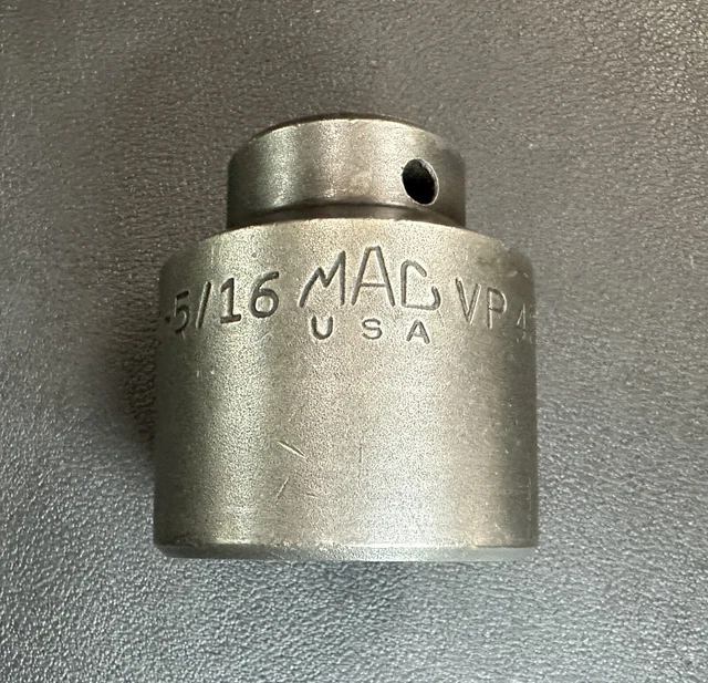 Mac Tools  Vp426  1/2"-Drive 1-5/16" Shallow Impact Sae Socket Shallow 6-Pt. Usa