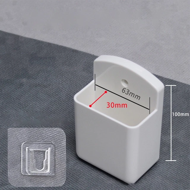 Support Télécommande Murale Universel Blanc - Fixation Stable Et Discrète Pour Climatiseur