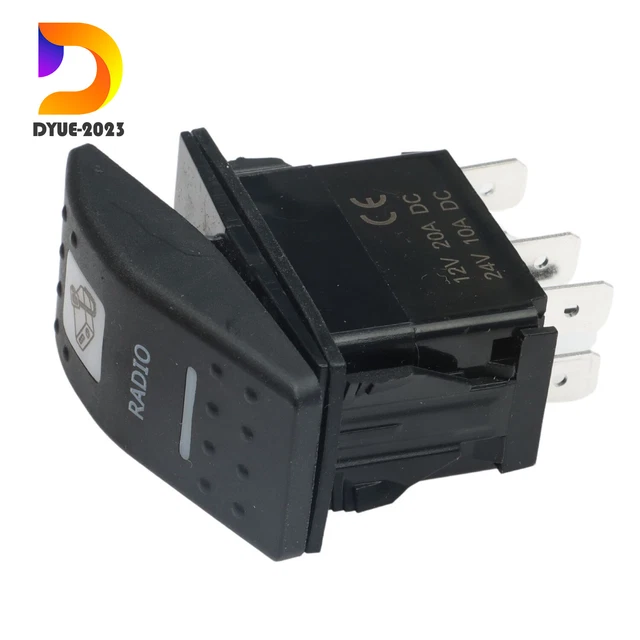 ROCKER RADIO SWITCH Orange Light Fit for 20162017CanAm Defender HD8