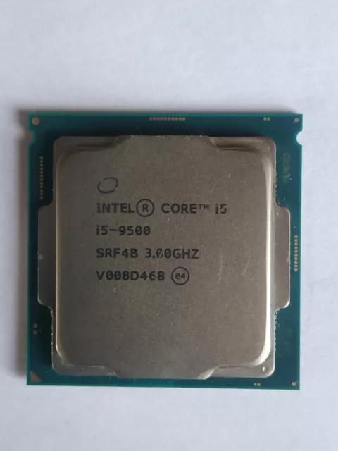 Processeur  Intel i5-9500 9e génération 6 cœurs  FCLGA 1151    3,0 ghz à 4,4ghz