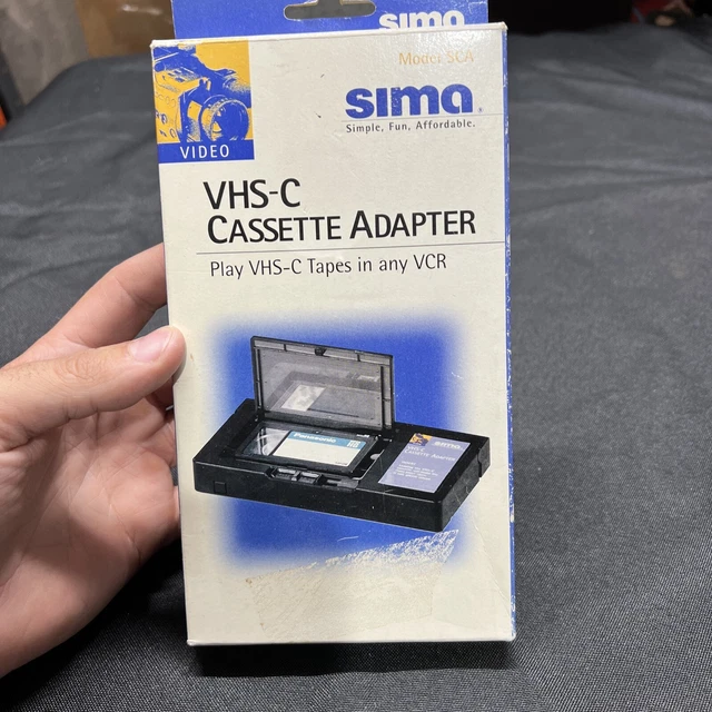 SIMA VHSC CASSETTE Tape Adapter Model SCA 24.99 PicClick