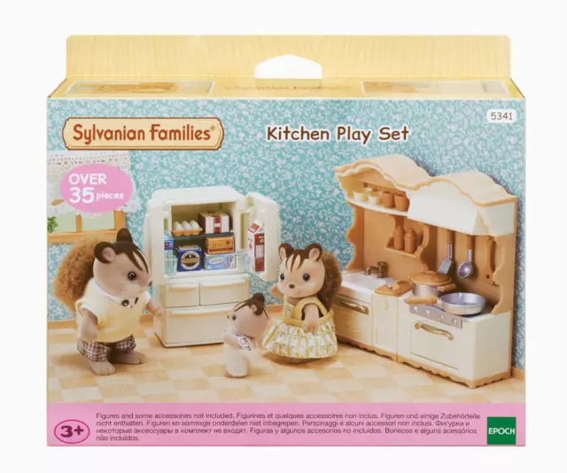 Sylvanian Families 5341 Landhaus Küche mit Kühlschrank