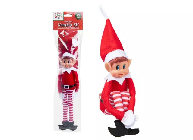 ELF BEHAVIN' BADLY | Red Naughty Elves Dolls | Christmas Decoration Accessories