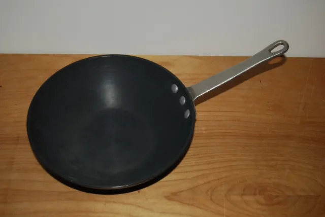 Calphalon Commercial Aluminum Cookware G135HC Anodized 8.5" Wok Vintage USA