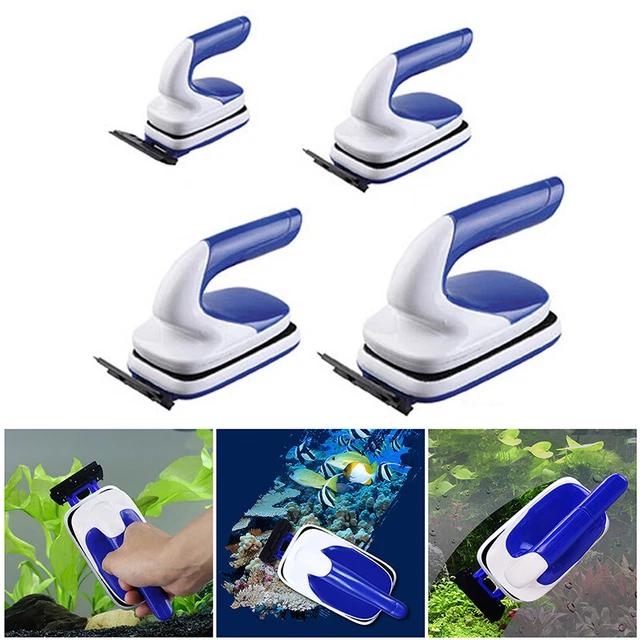 AQUARIUM PET Fish Tank Glass Clean Scraper Floating Cleaner