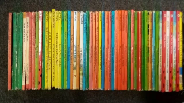 Job Lot Of 53 Vintage Ladybird Hardcover Books