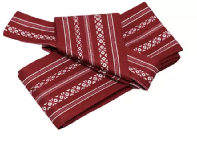 Japanese Traditional KAKU OBI Kimono Belt One Touch Easy Wear Red JAPAN
