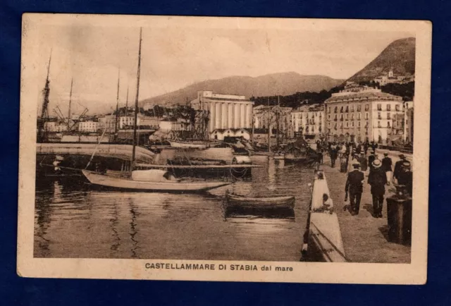 Castellamare Di Stabia Dal Mare - Cartolina Viaggiata