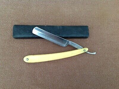 Solingen Cutlery Co "Diamond Beauty" Straight Razor in Box, Etched Face