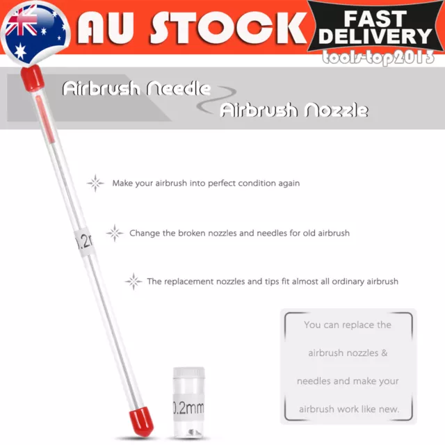 Airbrush Nozzle & Needle Replacement Airbrushes Spraying Paint Maintenance Tools