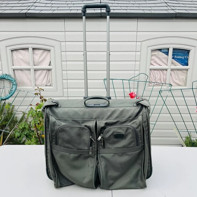 TUMI Alpha Ballistic Nylon Wheeled Rolling Garment Luggage Bag 2231M3 Green