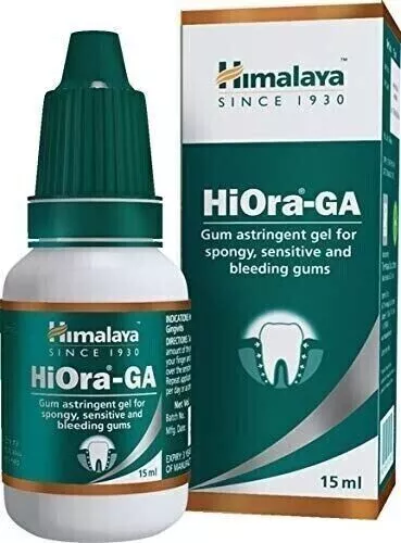 Himalaya HiOra GA Gum Astringent GEL for Spongy Painful & Bleeding Gums 2026 Exp