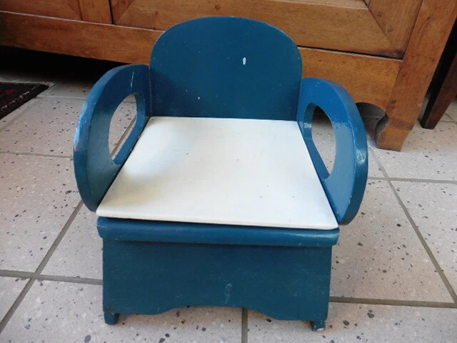 ANCIEN PIANO MEUBLE jouet jeux de poupée epoque XIXe en bois papier