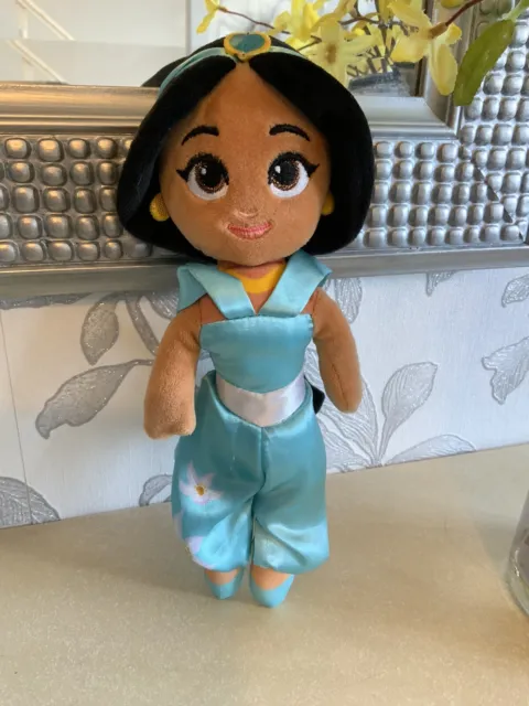 Disney Princess Plush Aladdin Soft Toy Collectable Little Doll Jasmine 8”
