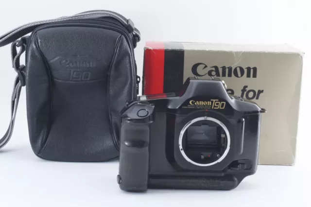 " Leer " Canon T90 35mm SLR Carrete Cámara Con / Caja + Funda [Excelente] De