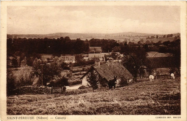 CPA St-PEREUSE Coeurty (420764)