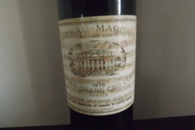 château margaux 1970 1er grand cru cru classé reste caisse de 6 bts