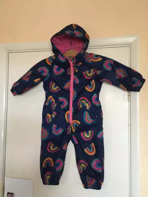 GIRLS TU PUDDLE Suit Rain Snow Suit 18 24 Months AP AP 15 L30 Fleece Lined 8.95 PicClick UK