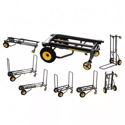 Multi-cart 8-in-1 Cart - 500 Lb Capacity - 2 X 8", 2 X 4" Caster - Metal - 17.5"