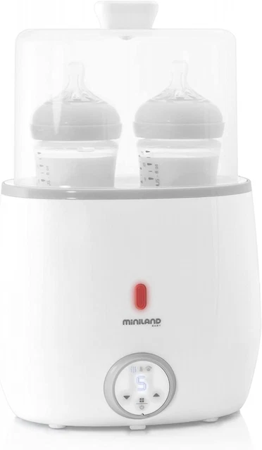 MINILAND BABY Chauffe-biberon Warmy twin - Blanc
