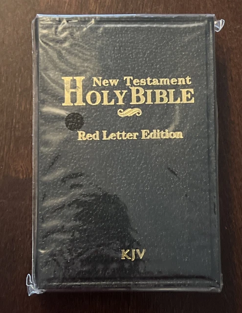 New Testament Holy Bible-Pocket Red Letter Edition (King James Version) 4.5”X3”
