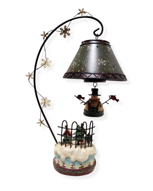 Portaluz de té colgante muñeco de nieve FOREST FRIEND decoración navideña