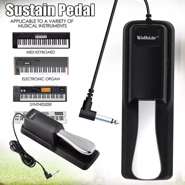 Electronic Keyboard Sustain Pedal Foot for Yamaha Casio Electric Keyboard Piano