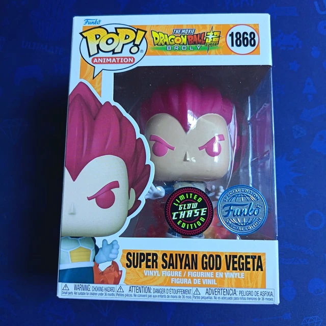 Lot Funko Pop! Vegeta 1868 – Version Chase Et Normale – Super Saiyan God