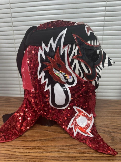 スポーツ選手 CMLL/VOLADOR JR.Half Venom Semi-Pro Mask スポーツ選手 CMLL/VOLADOR JR.Half Venom Semi-Pro Mask CMLL