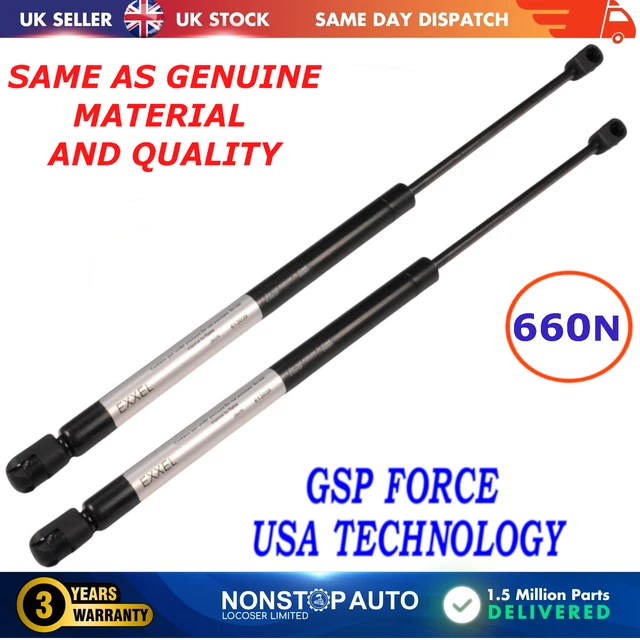 2X REAR BOOT GAS TAILGATE SUPPORT STRUTS FOR HYUNDAI i20 HATCHBACK