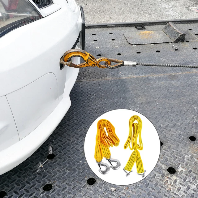 Fune di traino cinture auto per rimorchio auto cinghia di traino corda di nylon