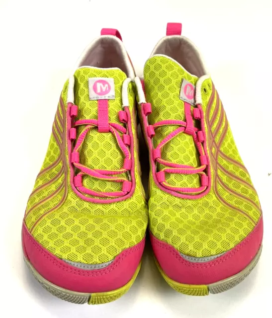 WOMENS Shoes M-Connect Series Vibram Pink and Yellow Running Tie $24.95 - PicClick