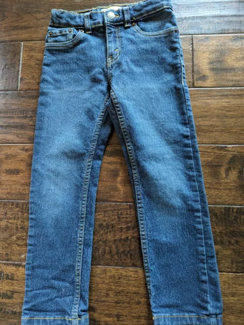 Levi Strauss & Co. Boy's 511 Slim Blue Jeans Size 6 Reg