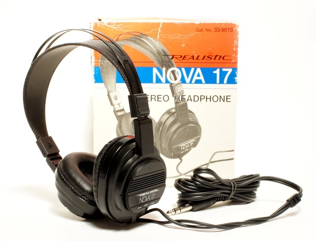 Radio Shack Realistic Nova 40 Headphones Vintage Realistic NOVA 40