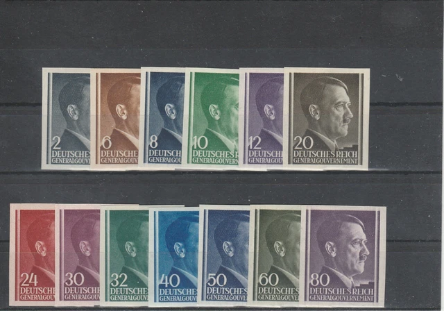 DR, Generalgouverment " Hitler" , postfrisch, (geschnitten)