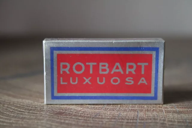 ROTBART LUXUOSA Rasierklingen Razor Blades OVP foliert VINTAGE Rarität