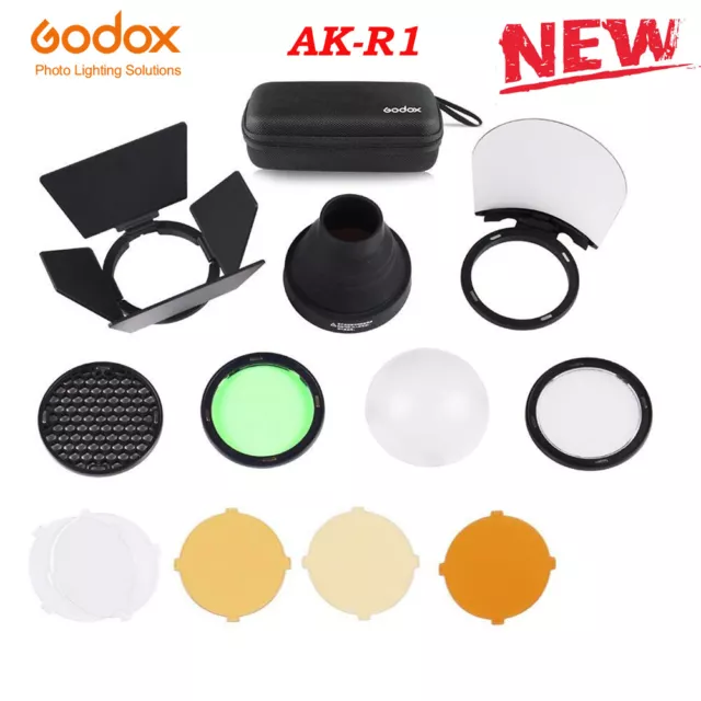 Godox AK-R1 Kit Snoot Diffuser+Filters for Godox H200R AD200 Round Flash Head