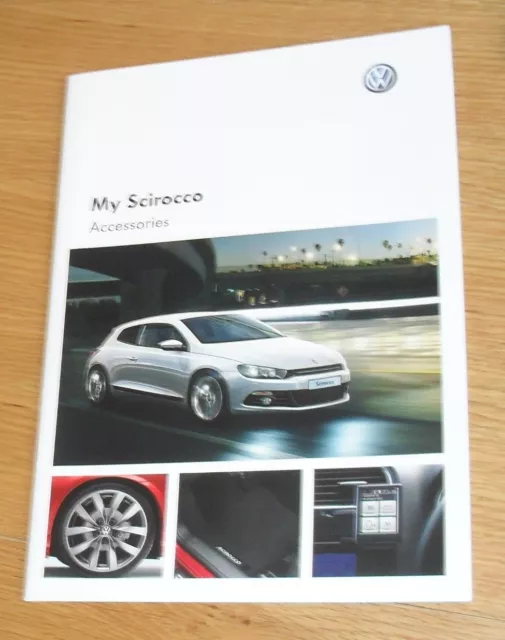 Volkswagen VW Scirocco Accessories Brochure 2010