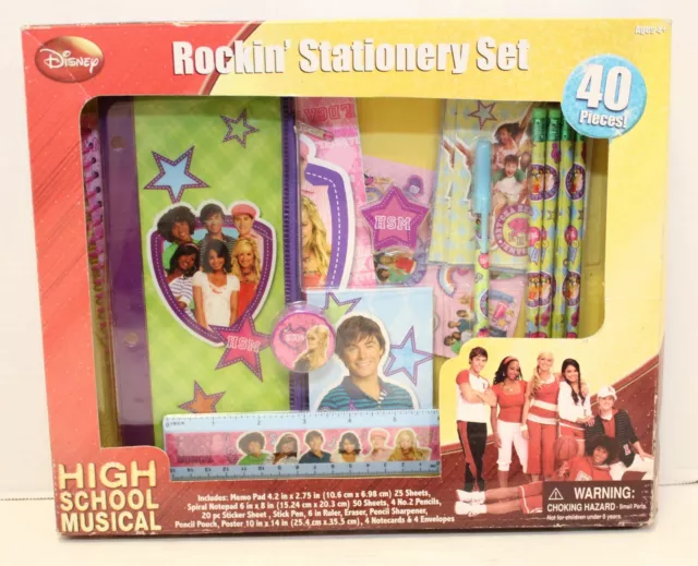 DISNEY High School Musical Rockin' Stationery Set NEW OLD STOCK