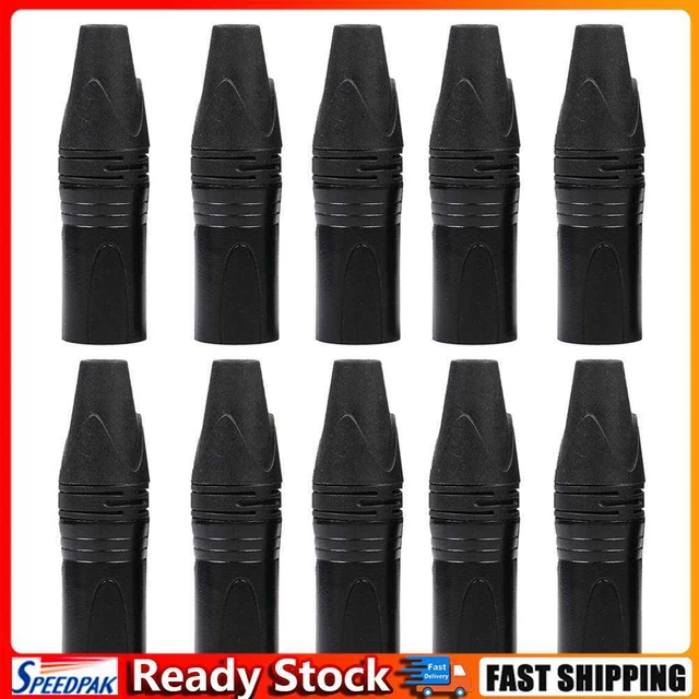 10pcs DIY Microphone XLR 3Pin Male Plug Connector Cable Solder Plug MIC Adapter
