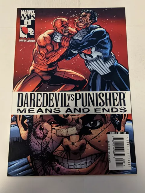 Daredevil Vs Punisher Means And Ends #6 January 2006 Marvel Comics