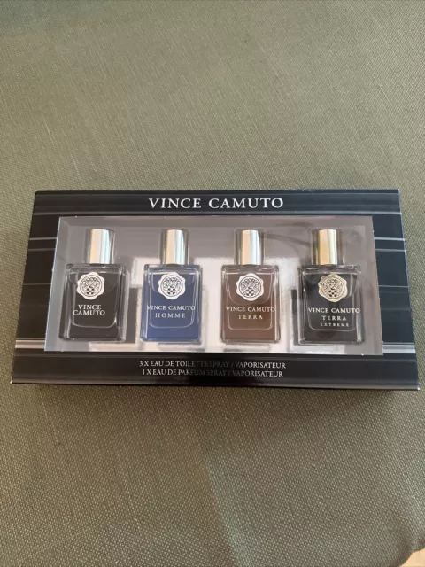VINCE CAMUTO TERRA Extreme 2 PC Set for Men 3.4 oz Cologne and