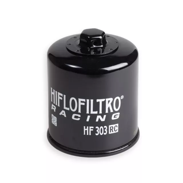 FILTRO ACEITE HIFLO HF303-RC RACING HONDA CBR600 -00 Negro Racing Negro