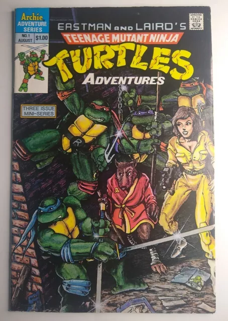 Archie Comics Teenage Mutant Ninja Turtles Adventures #1 Direct Market VF 8.0