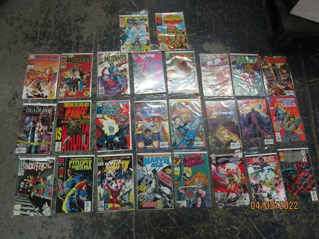 26 Marvel Comic Books Lot 1 Various Titles