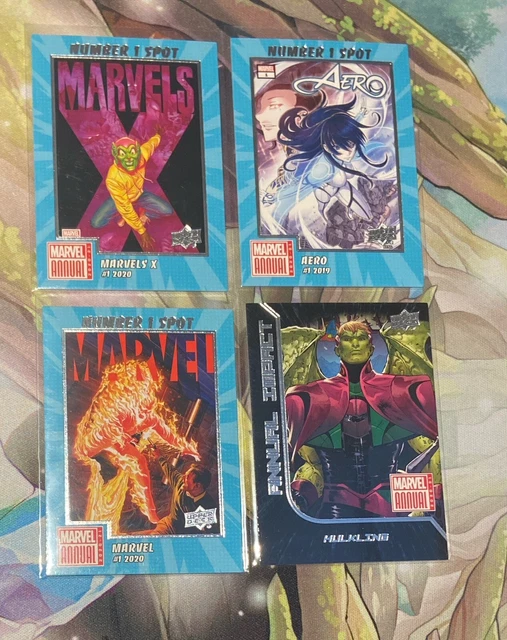 2020-21 UPPER DECK MARVEL ANNUAL NUMBER 1 SPOT N1S-15 Green Goblin Lot of 4