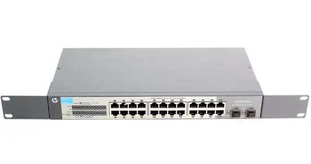 HP ProCurve 1410-24G J9561A 24 Port 10/100/1000 Gigabit Ethernet + Einbauwinkel