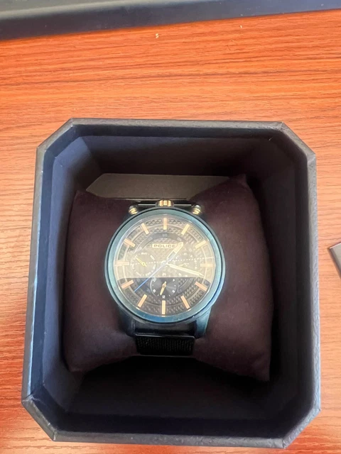 MENS POLICE UPSIDE Watch 15414JSBL 61P 1.20 PicClick UK